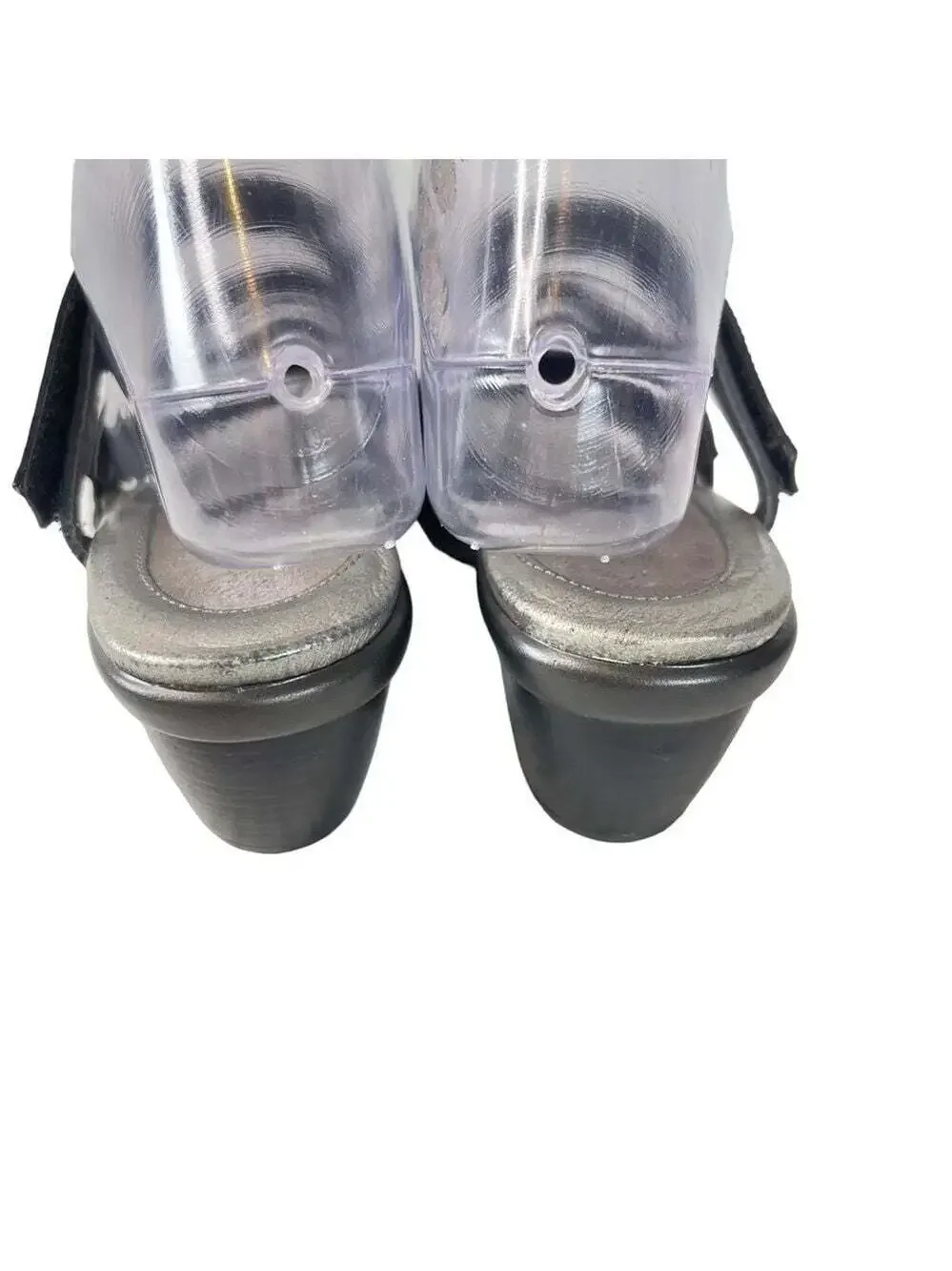 Naot black silver